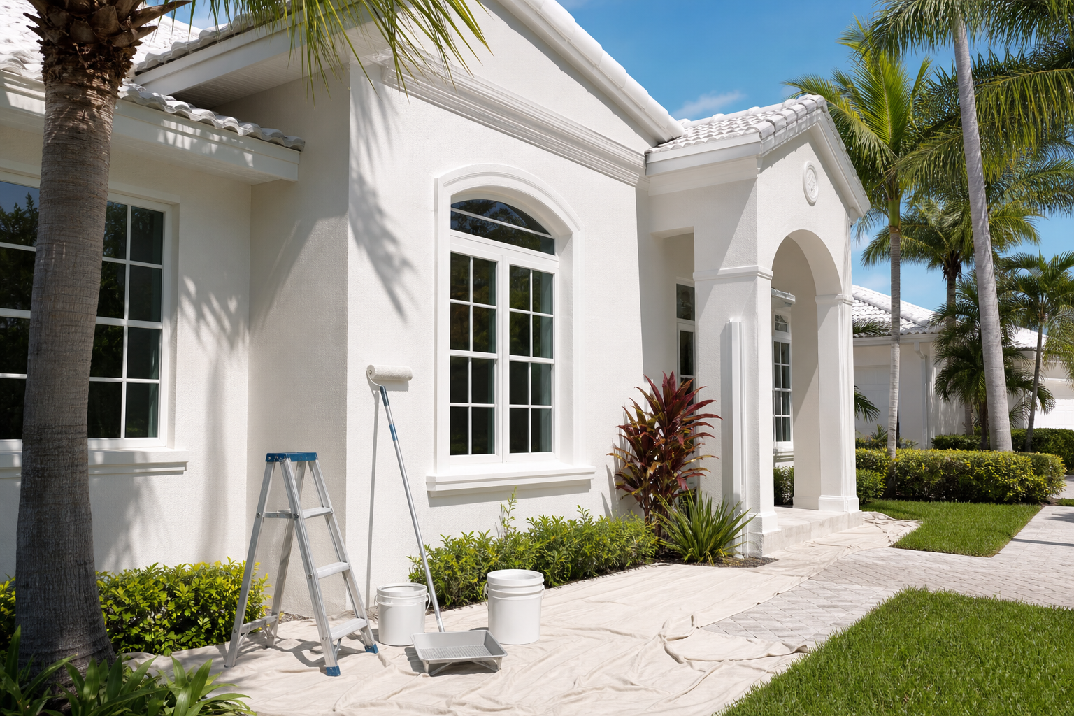 Satin vs Elastomeric Paint for Miami Stucco